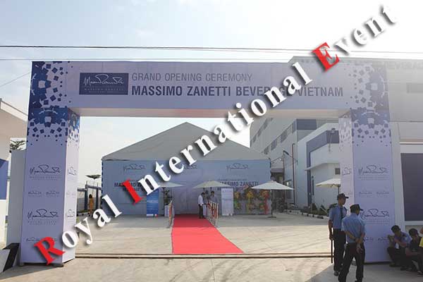 Tổ chức sự kiện - Lễ Khánh thành nhà máy rang xay cà phê Ý - Massimo Zanetti Beverage